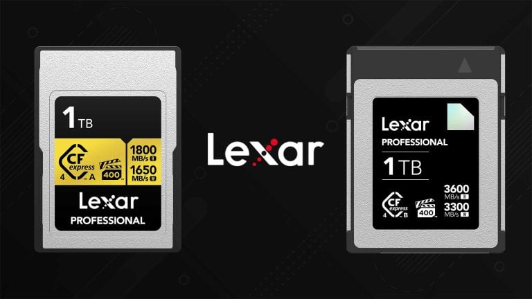 Lexar CFexpress 4.0 Type A Gold and Type B Diamond