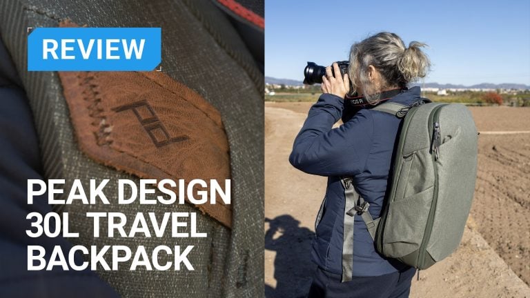 The Peak Design 30L Travel Backpack is the most comfortable camera bag I've ever used
