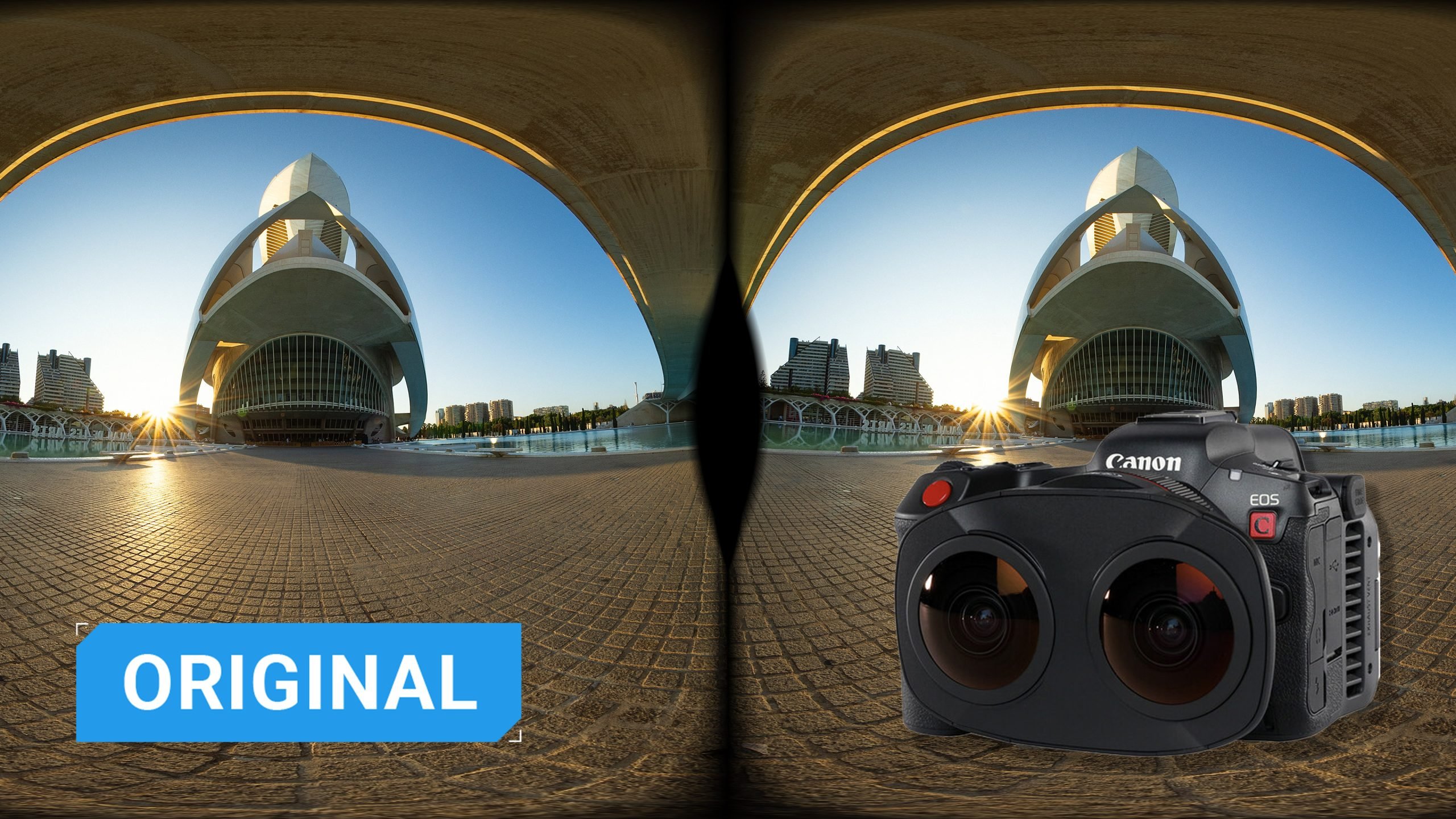 Shooting 3D VR photos with the Canon 5.2mm dual fish eye lens